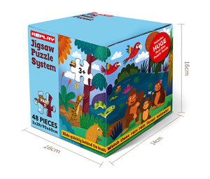 Personalización 48 piezas de papel Big Floor Jigsaw Puzzles para niños Puzzles Game Toys
