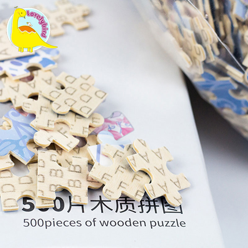 Rompecabezas de madera personalizado de 500 piezas al por mayor