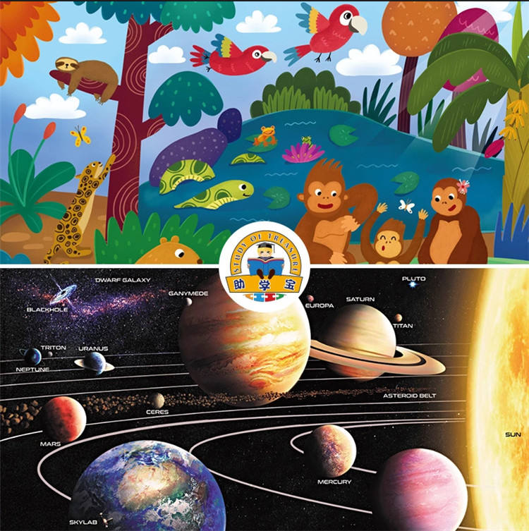 Rompecabezas de juguetes de dibujos animados para niños ecológicos 12 y 16 piezas 2 en 1 rompecabezas de madera